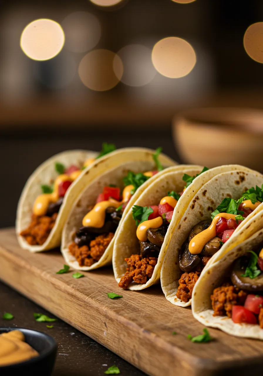 Flavorful Vegan Tacos - tertiary view